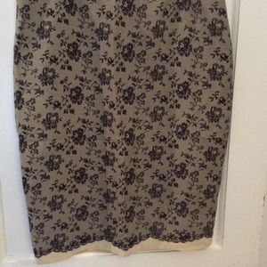 Ladies silk designer skirt